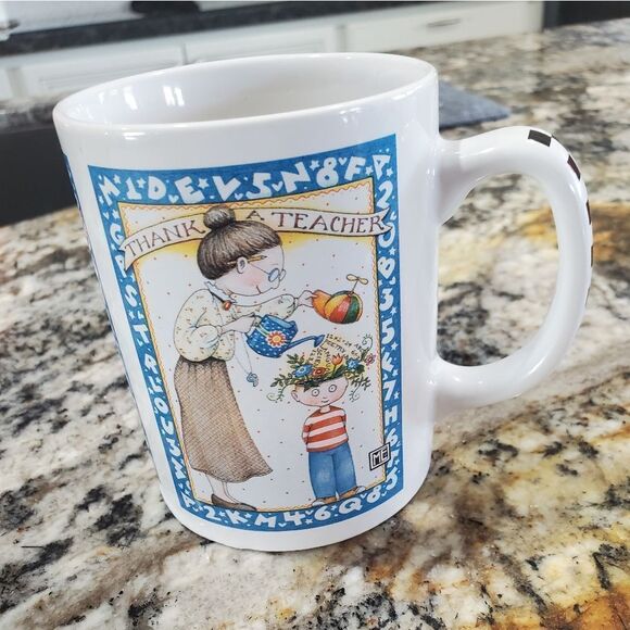 Mary Engelbreit Thank a Teacher Coffee Cup - Picture 1 of 5